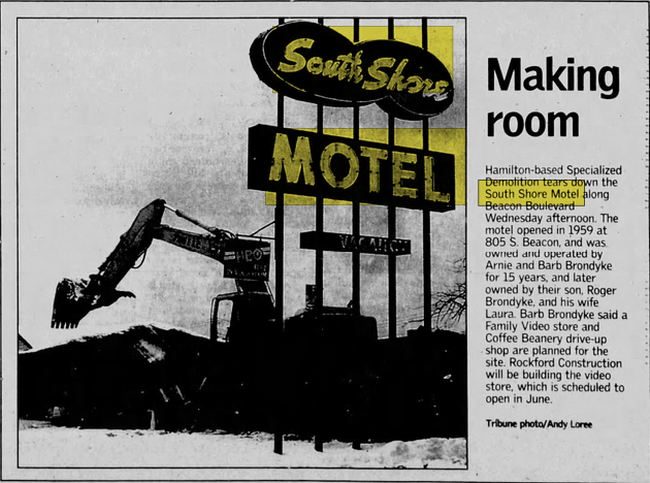 South Shore Motel - Feb 24 2005 Article (newer photo)